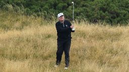 02 Donald Trump playing golf FILE
