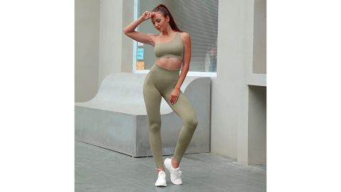 Sportneer Ribbed Matching Gym Set