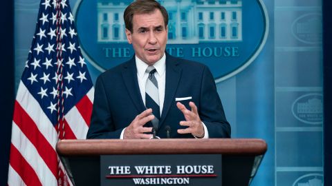 National Security Council spokesman John Kirby speaks during a press briefing at the White House, Tuesday, July 19, 2022.