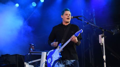 Jack White performs at the Glastonbury Festival, near the village of Pilton in Somerset, England, on June 26. 
