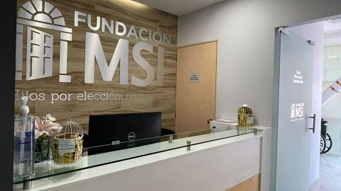 MSI Reproductive Choices opened a new clinic in Tijuana, Mexico, this month. A sign at the reception desk displays the organization's motto, "Children by choice, not by chance." 