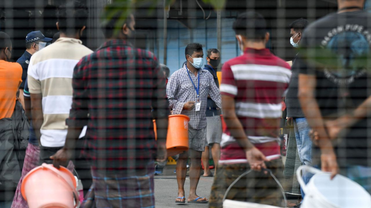 A migrant workers' dormitory in Singapore.