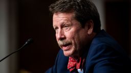 UNITED STATES - DECEMBER 14: Robert Califf testifies during the Senate Health, Education, Labor and Pensions Committee hearing on the nomination to be commissioner of the Food and Drug Administration on Tuesday, Dec. 14, 2021. (Photo by Bill Clark/CQ-Roll Call, Inc via Getty Images)