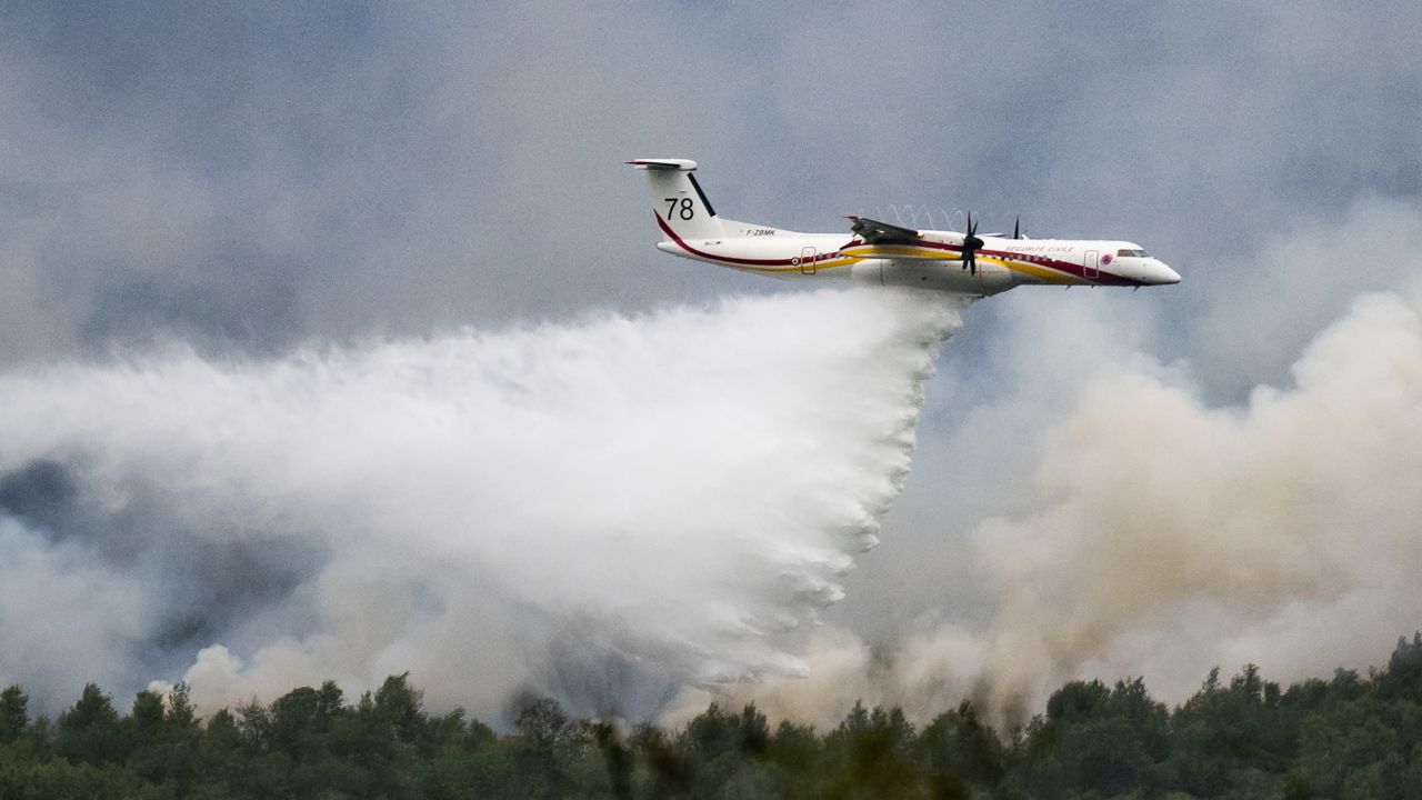 France has been tackling wildfires for a week.