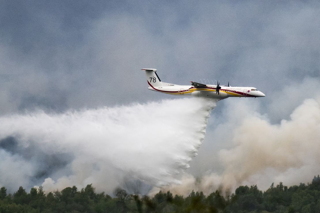 France has been tackling wildfires for a week.