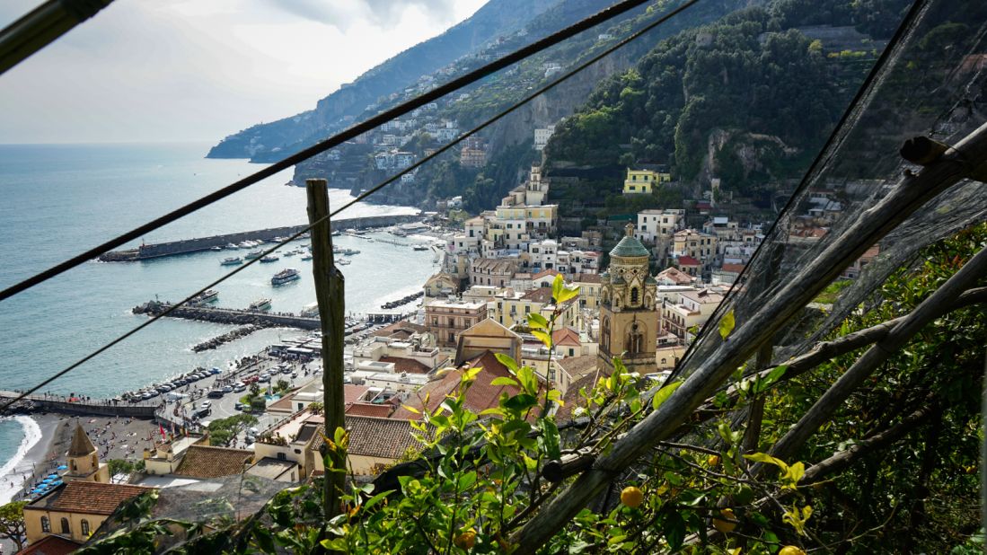 <strong>Lemon landscape: </strong>The spectacular Amalfi Coast overlooking the Mediterranean Sea is home to an extraordinary farming environment where some of the world's best lemons are cultivated.