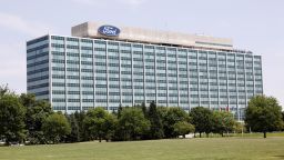 Ford Motor Co. headquarters stands in Dearborn, Michigan, U.S., on Monday, July 15, 2019. 