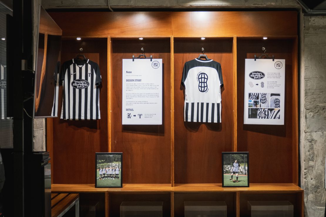 The team isn't all about football: it also engages in creative works like designing uniforms. The Nutty FC kit was displayed at the 2021 Capo Football Exhibition.