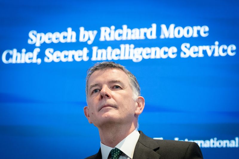 MI6 chief Richard Moore says Russia's Ukraine war effort running 'out ...