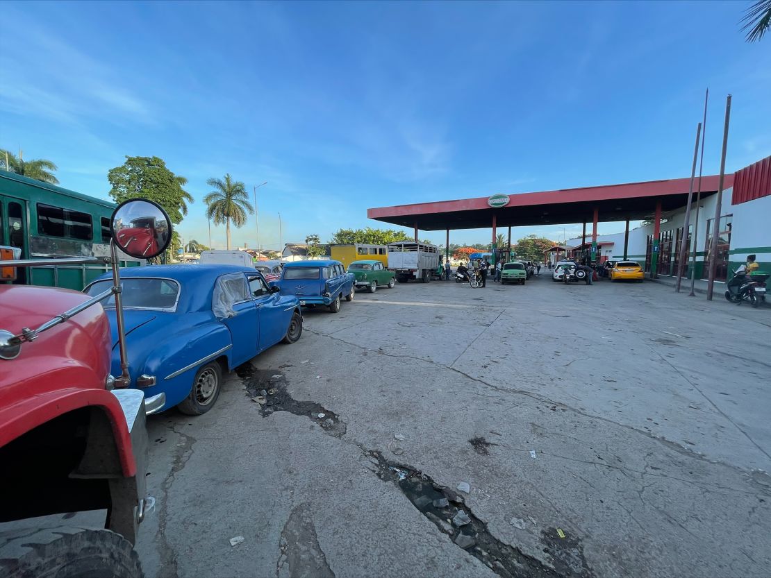 Some drivers had waited eight days for fuel.