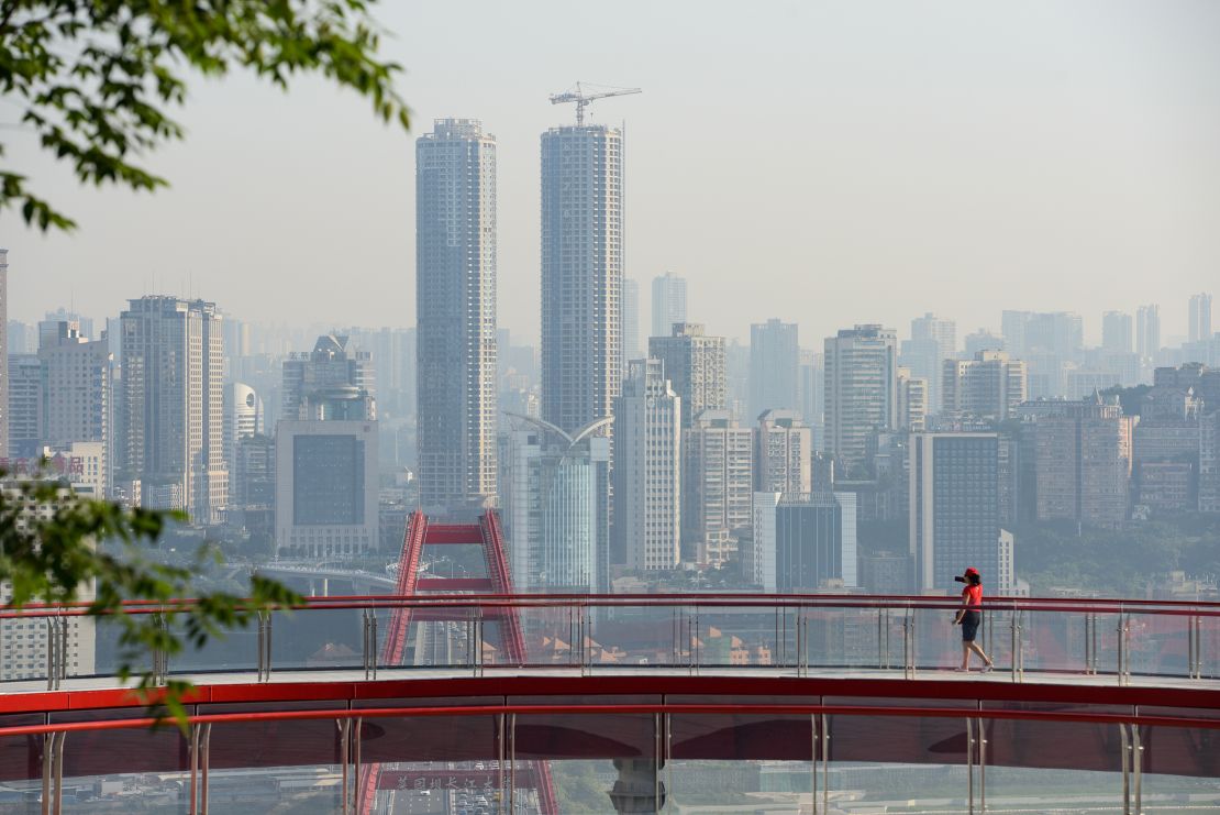 The city of Chongqing has been under a red alert due to the heat.