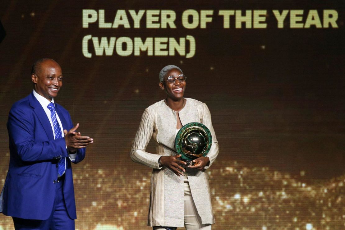 Asisat Oshoala won Women's Player of the Year for a record fifth time.