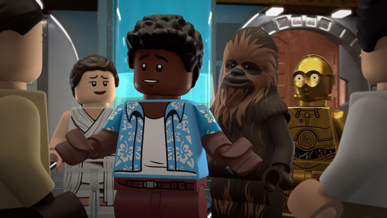 <strong>"LEGO Star Wars Summer Vacation"</strong>: Finn has arranged a surprise vacation for his friends aboard the Galactic Starcruiser, The Halcyon! But Finn's plan quickly goes awry when he's separated from the group.<strong> (Disney+) </strong>