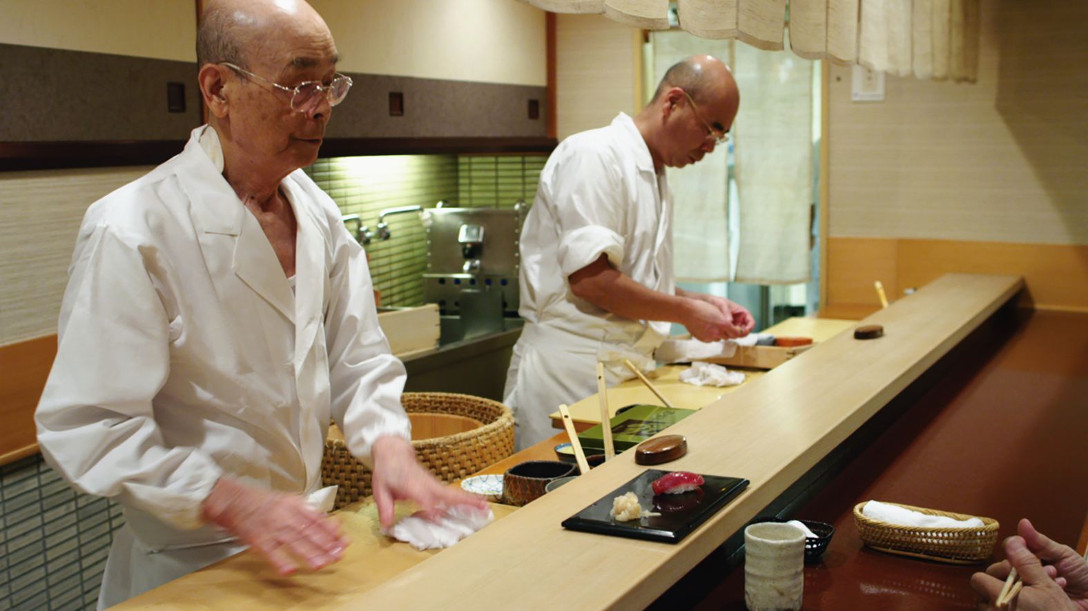<strong>"Jiro Dreams of Sushi":</strong> This documentary tells the story of 85-year-old Jiro Ono, considered the world's greatest sushi chef and his tiny restaurant which took the culinary world by storm. <strong>(Hulu) </strong>