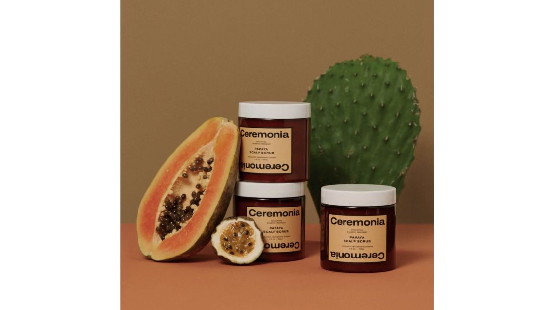 Ceremonia Papaya Scalp Scrub Shampoo