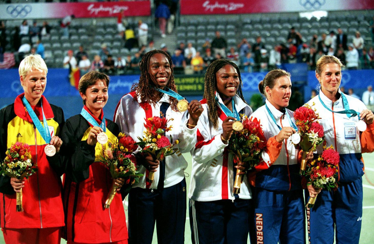 The sisters teamed up in doubles to win Olympic gold at the Sydney Olympics in 2000. They would also win doubles gold at the 2008 and 2012 Olympics.