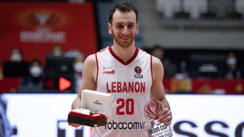 Lebanese basketball player Wael Arakji wins the MVP award in the final of the FIBA Asia Cup, after he finished with 28 points. His team beat Jordan and China in their run to the final, but lost to Australia 75-73.  