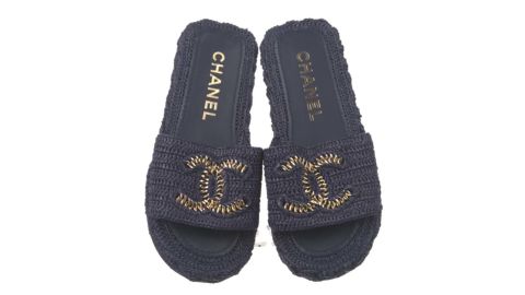 Chanel Interlocking CC Logo Slides