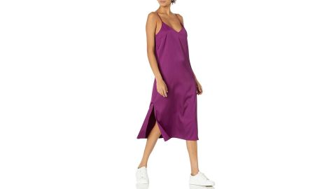 The Drop Ana Silky V Neck Cami Midi Dress