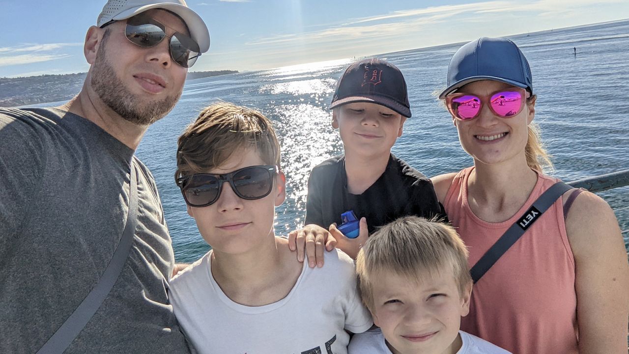 Carrie and Kris have three sons who they're teaching Danish and American traditions.
