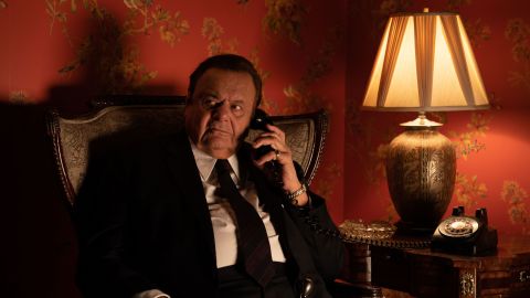 The late Paul Sorvino as Frank Costello is shown in a scene from "Godfather of Harlem" in 2019.