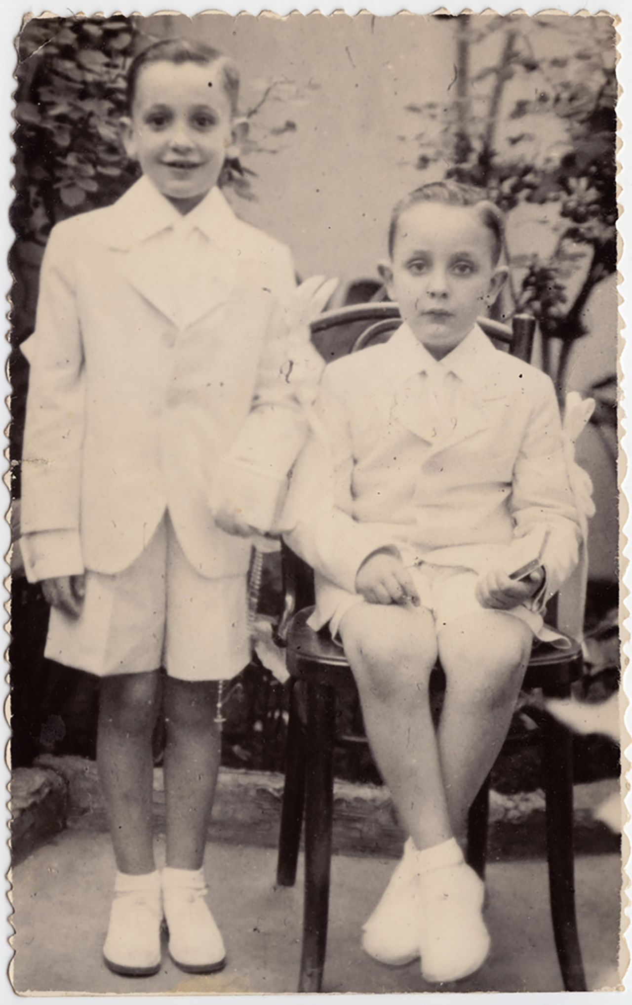 Francis, seen at left with his brother Oscar, was born on December 17, 1936. He was the eldest child of Mario and Regina Bergoglio, Italian immigrants in Argentina.