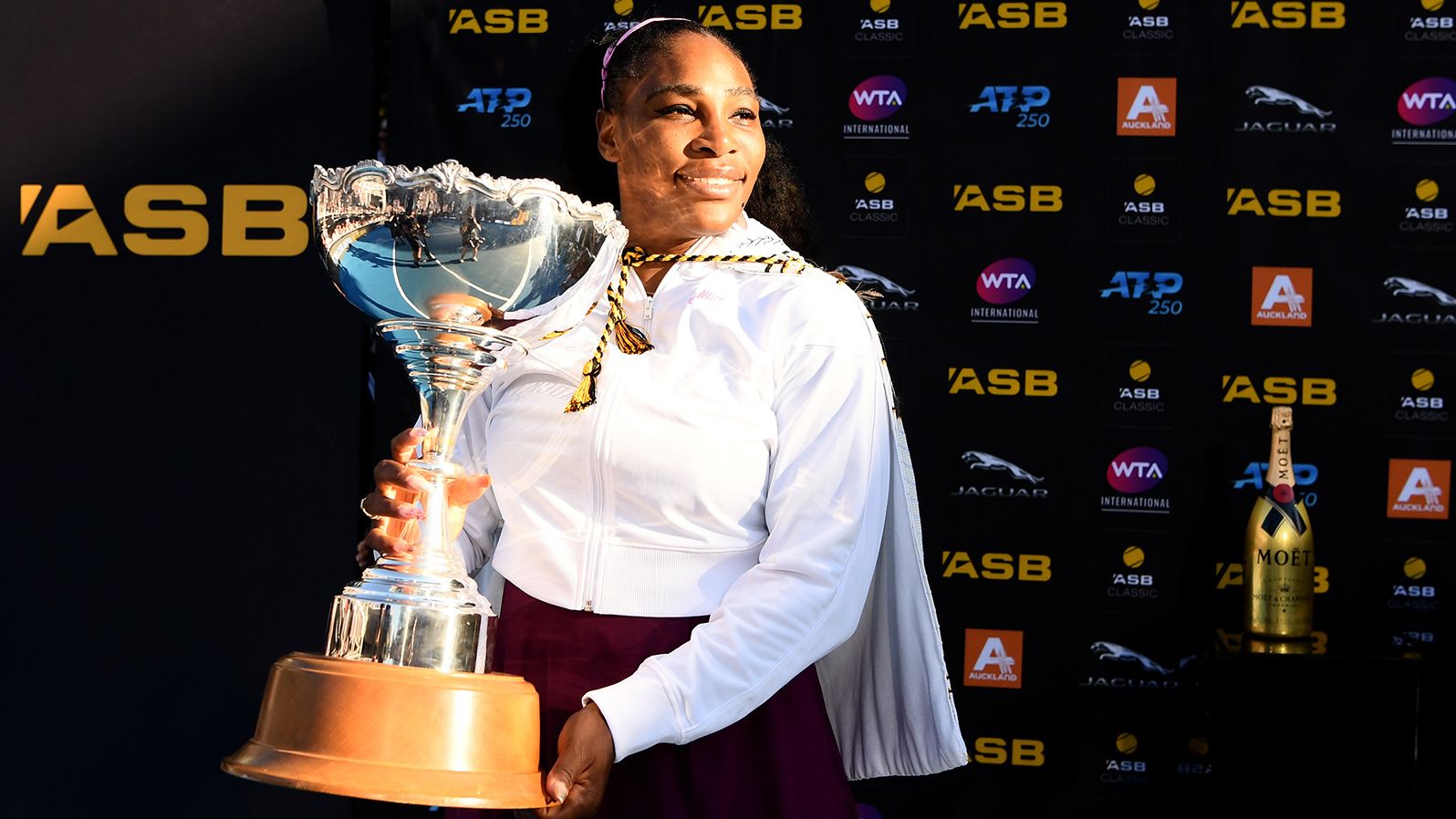 Williams won the 2020 ASB Classic in Auckland, New Zealand. It was her first title since becoming a mother in 2017. She donated her $43,000 prize money to Australian bushfire relief.