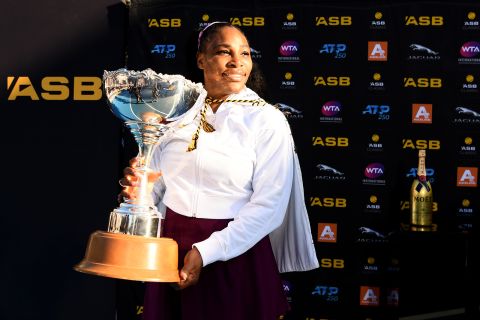 Williams won the 2020 ASB Classic in Auckland, New Zealand. It was her first title since becoming a mother in 2017. She donated her $43,000 prize money to Australian bushfire relief.