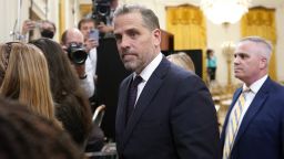 Hunter Biden, son of U.S. President Joe Biden, leaves after the award ceremony of the Presidential Medals of Freedom to seventeen recipients in the East Room at the White House in Washington on July 7, 2022. Photo by Yuri Gripas/Abaca/Sipa USA(Sipa via AP Images)