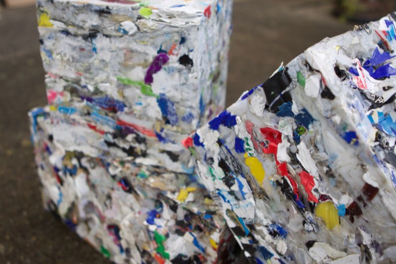 Building blocks made hot sale from waste plastic