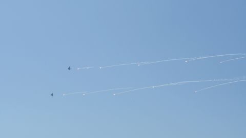 Planes take part in Taiwan's live-fire Han Kuang military exercises on July 26.