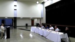 Uvalde city council meeting on July 26, 2022.