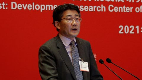 George Gao, now former head of the Chinese Center for Disease Control and Prevention, attending a forum in Beijing last year.
