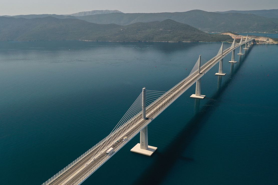 The long-awaited Peljesac bridge has just opened in Croatia, connecting two parts of the country's Adriatic Sea coastline while bypassing a small section of Bosnian territory.