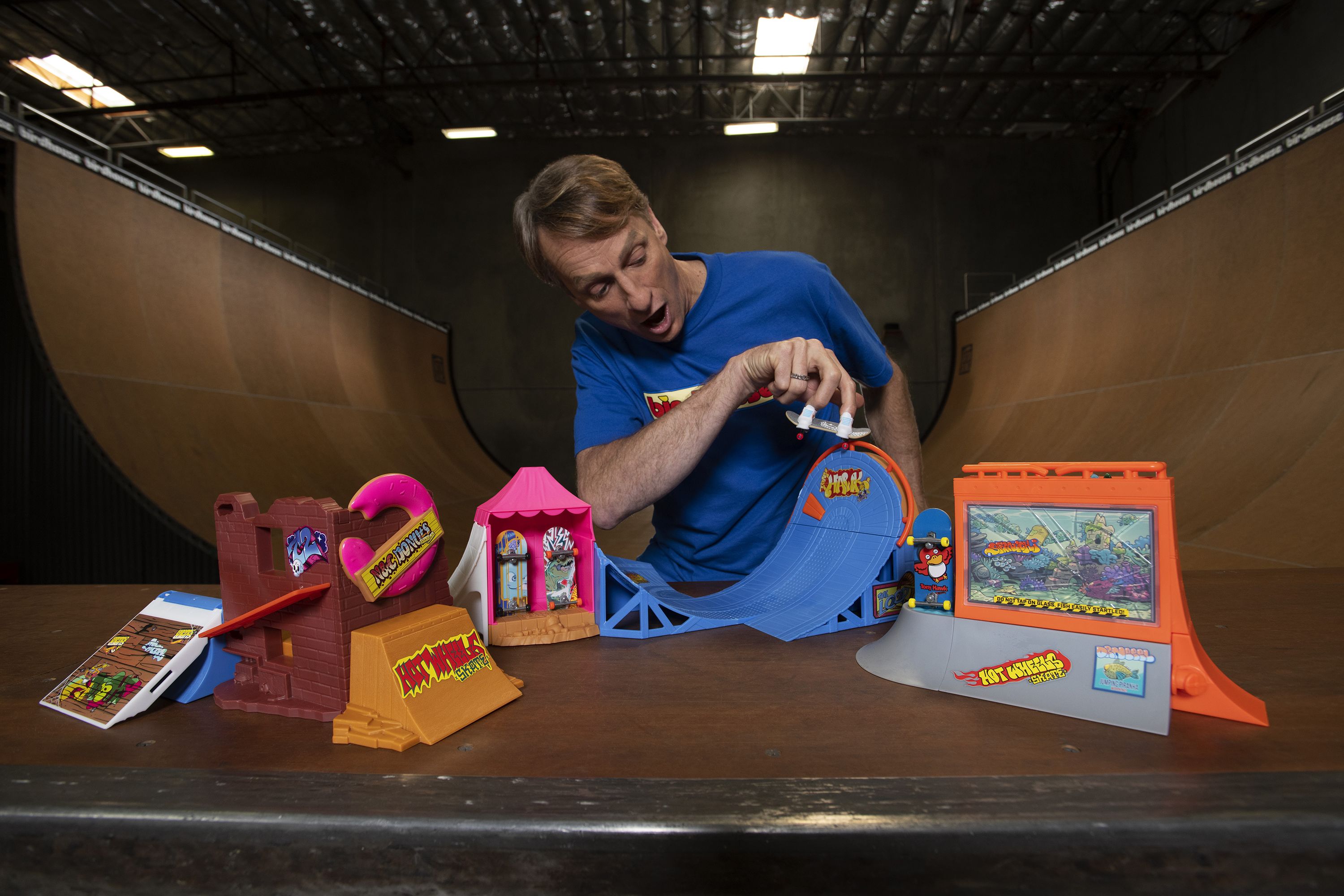 Why Tony Hawk is stoked about his 'fun and irreverent collab with Hot  Wheels