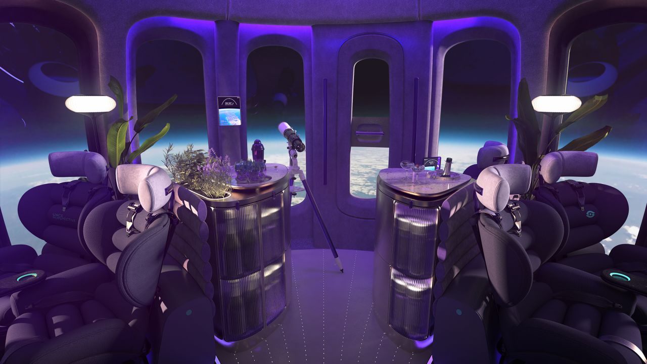<strong>Interiors: </strong>"As transportation designers, we are always looking to drive forward how and where we can take people next," say Dan Window and Isabella Trani, from London studio Of My Imagination (OMI). 