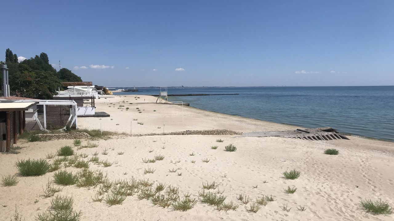 Odesa, July 2022: The war has taken a toll on Ukraine's favorite summer destination, with eerily empty beaches.