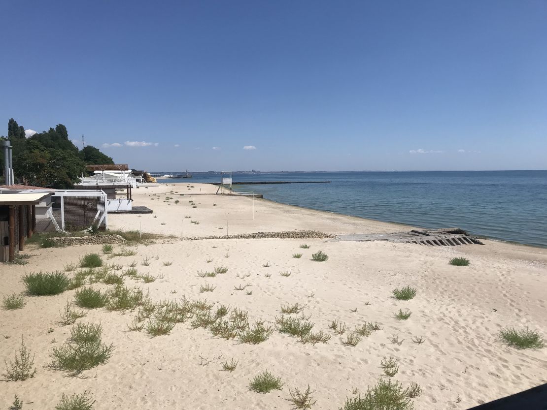 Odesa, July 2022: The war has taken a toll on Ukraine's favorite summer destination, with eerily empty beaches.