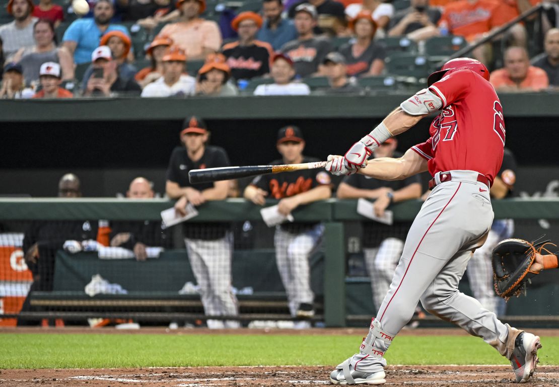 Trout is a three-time American League MVP.