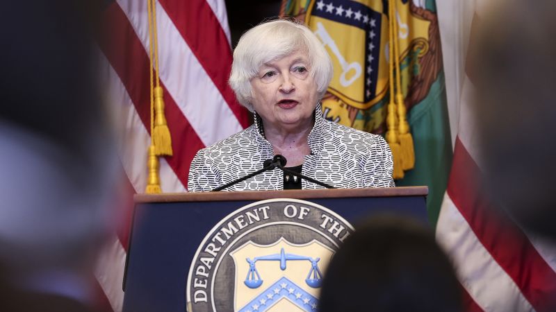 Janet Yellen: Treasury Secretary says she sees no signs of a recession in the US economy