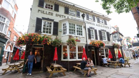 American tourists have taken to stopping by the Prince's Head pub in London's Richmond borough to have the same pint that Ted drinks and commune with the locals.