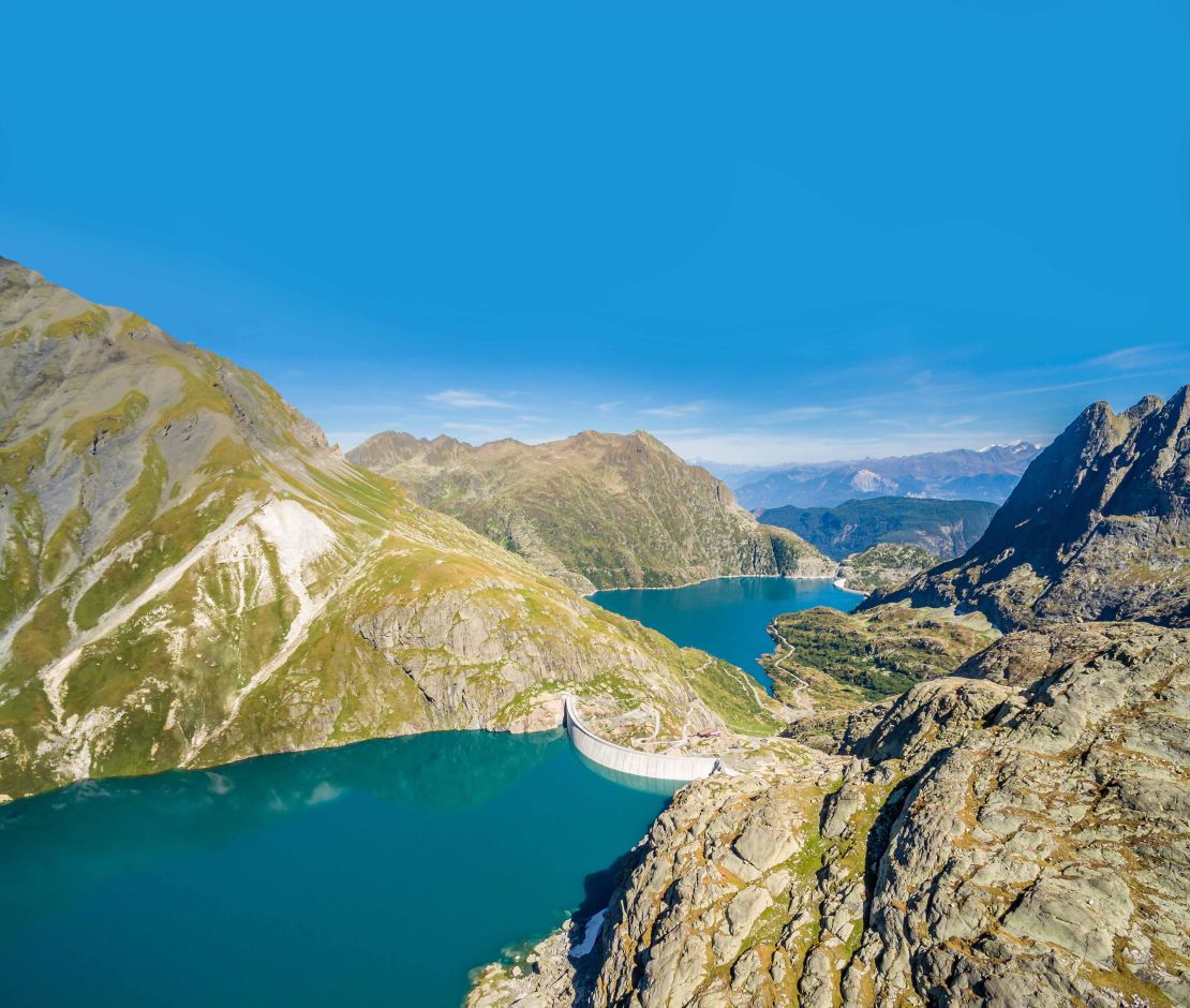 Nant de Drance used existing dam and reservoir infrastructure, with the majority of the building work carried out underground -- limiting its impact on the landscape.