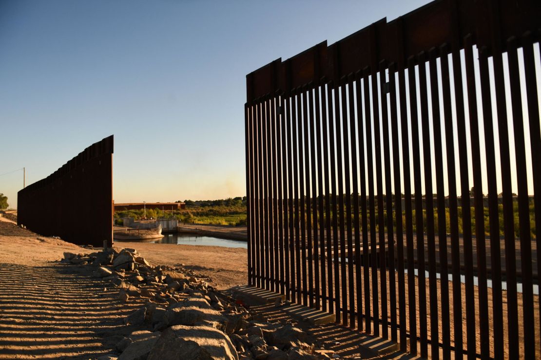 This photo from May shows a gap along the border wall in Yuma, Arizona. This gap is one of four the state's governor filled with shipping containers in August. US Customs and Border Protection has said it plans to fill the gaps with its own project starting next year.