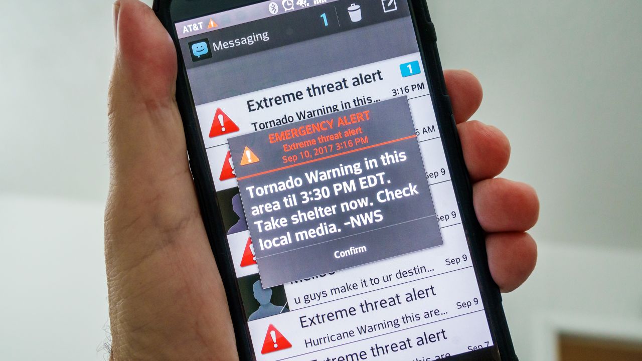 weather alert phone RESTRICTED