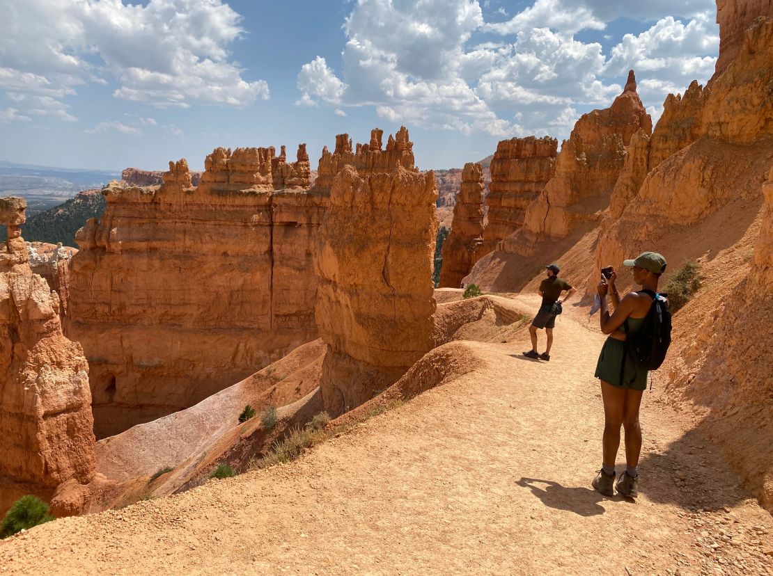 The Temple of Osiris, a rock formation, is just one of the amazing sites at the Bryce Canyon National Park in Utah. A private vehicle pass, good for seven days, is usually $35 there.