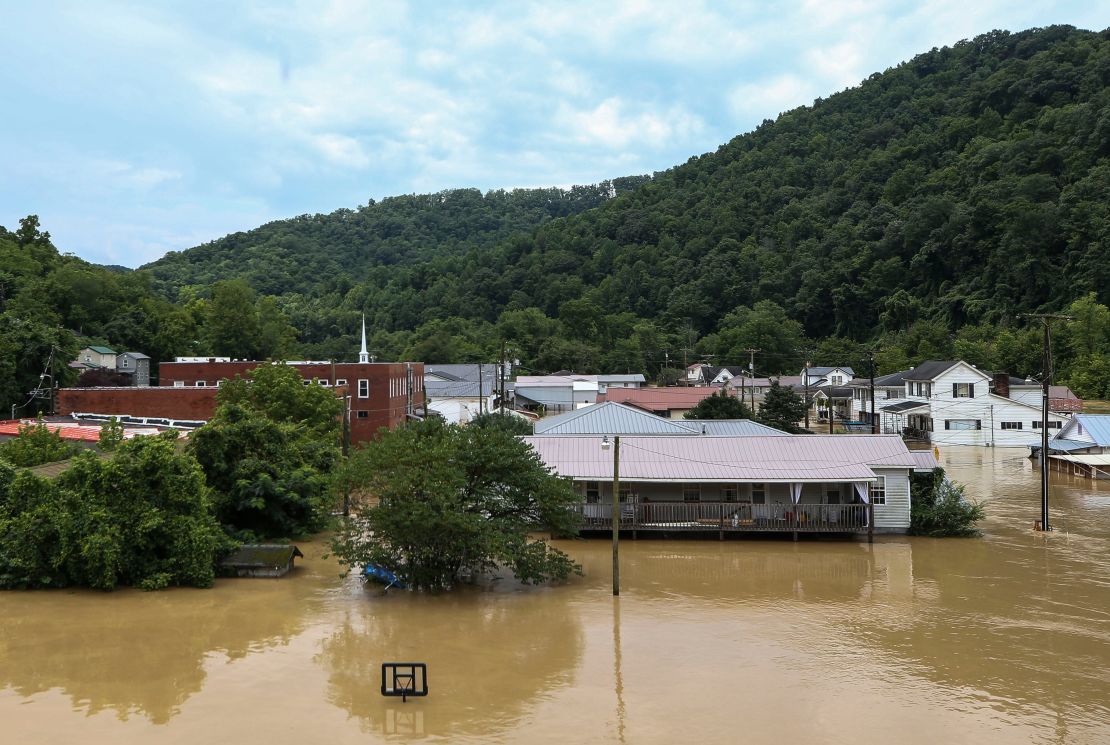 Floyd County was under water after torrential rain Thursday.