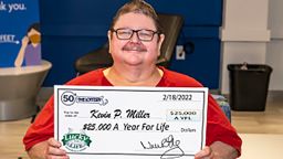 Kevin Miller previously won $1 million in the Massachusetts State Lottery.