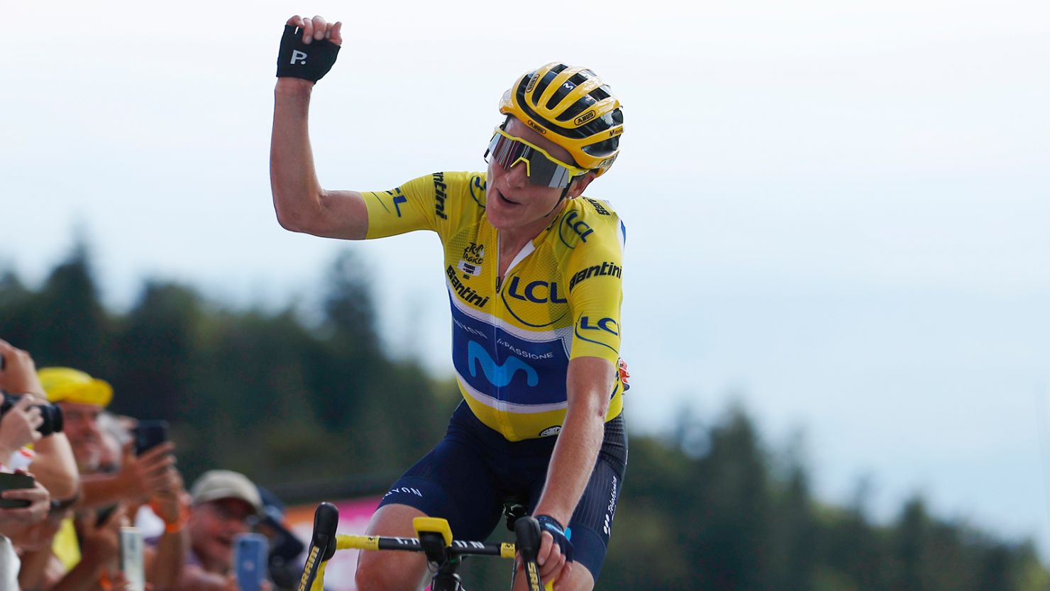 Netherland's Annemiek van Vleuten wins the Tour de France Femmes cycling race, Sunday, July 31, 2022.