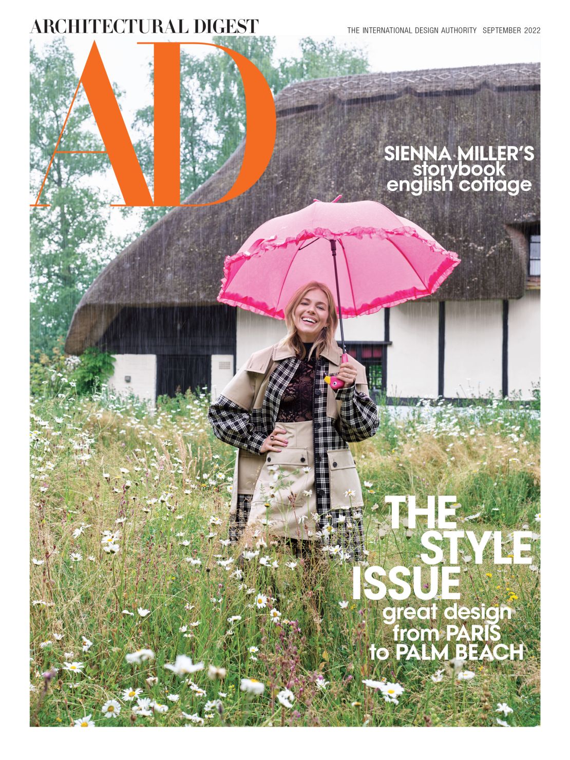 Sienna Miller is the coverstar for Architectural Digest's September Style issue this year.