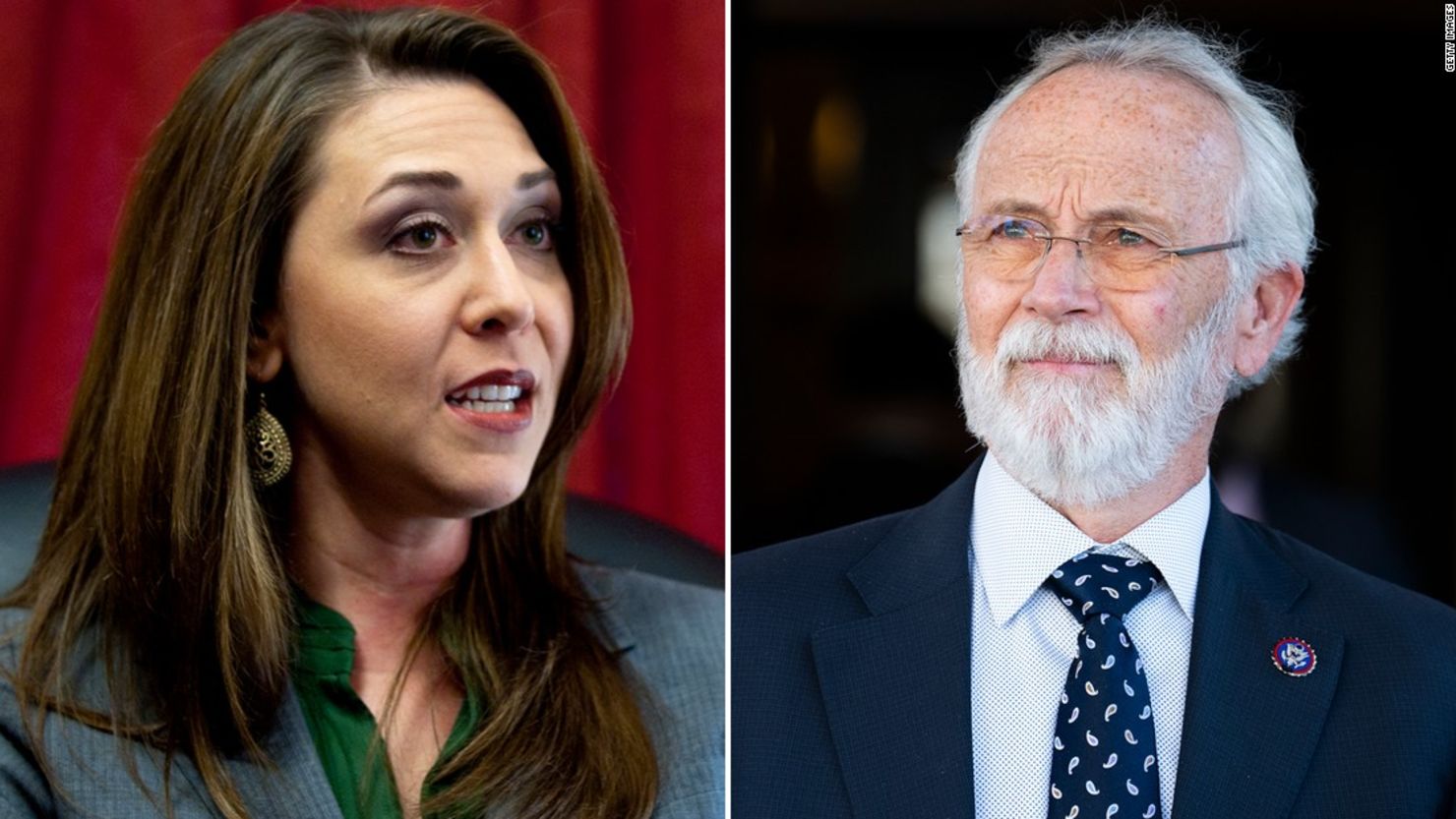 Reps. Jaime Herrera Beutler, left, and Dan Newhouse are both on the ballot on Tuesday. 